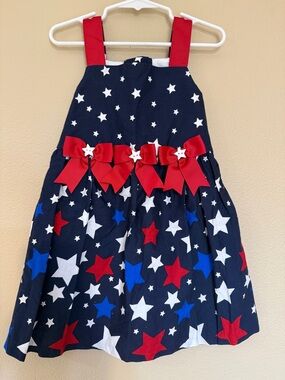 Jessica Ann “Fourth of July” themed Sundress Girl’s Size 4T